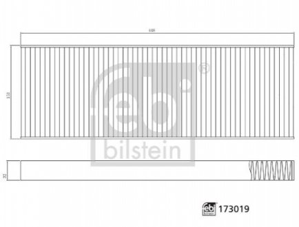 Фільтр повітря салону FEBI BILSTEIN 173019