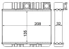 Радіатор пічки E46/X3(E83) 2.0D-3.0D 98-11 MAHLE / KNECHT AH 87 000S (фото 1)