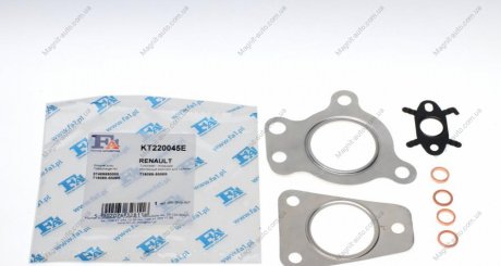 RENAULT Комплект прокладок турбіни LAGUNA II, ESPACE IV Fischer Automotive One (FA1) KT220045E (фото 1)