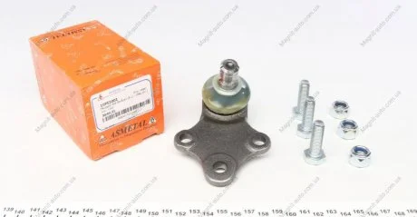 Опора кульова (передня/знизу) Peugeot 306 93-02 ASMETAL 10PE1001