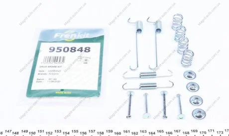 Ремкомплект колодок стояночного тормоза FRENKIT 950848