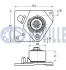 RENAULT Ролик натяж. ремня (c платформой)Opel Vivaro,Trafic,NISSAN,MITSUBISHI CARISMA 1.9DI-D 00- RUVILLE 541295 (фото 2)