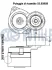 HONDA Ролик с натяжит.Accord VII, Civic, CR-V II, III, IV, FR-V 2.2 CTDi 04- RUVILLE 541504 (фото 2)