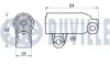 MITSUBISHI Устройство для натяжения ремня L200 05- RUVILLE 541826 (фото 2)