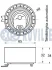RENAULT Ролик натяжной Laguna,Clio,Megane 1.6 RUVILLE 541758 (фото 2)