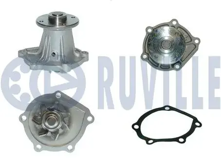 TOYOTA Помпа воды без рем. шкива Corolla 92- RUVILLE 56790 (фото 1)