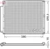 Конденсатор кондиционера TOYOTA Land Cruiser / Prado 3.0D 2002 - 2010 DENSO DCN50113 (фото 1)