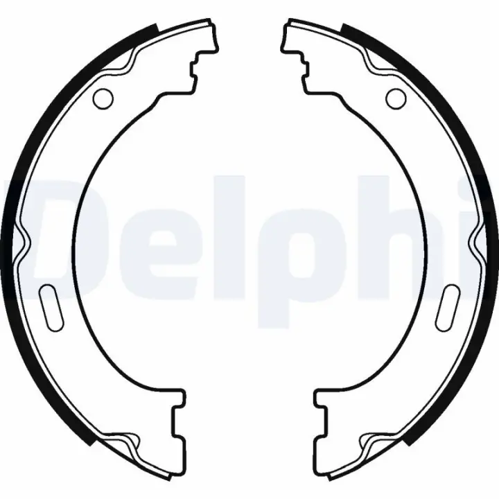 Тормозная колодка JEEP CHEROKEE, COMMANDER, GRAND CHEROKEE III 3.0D-6.1 08.03-10.11 Delphi LS2041 (фото 1)
