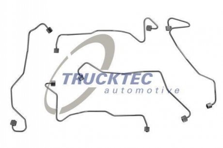 Комплект трубопровода высокого давления, система впрыска TRUCKTEC 02.13.054
