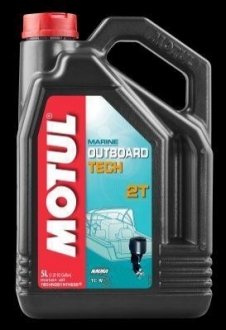 Масло моторное полусинтетическое "Outboard TECH 2T", 5л Motul 101728