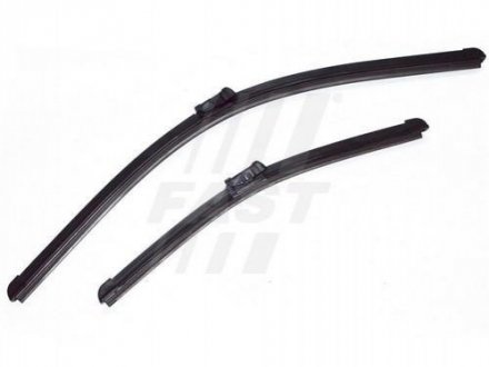 Wiper blade fron set left right flat 600mm +400mm FAST FT93224