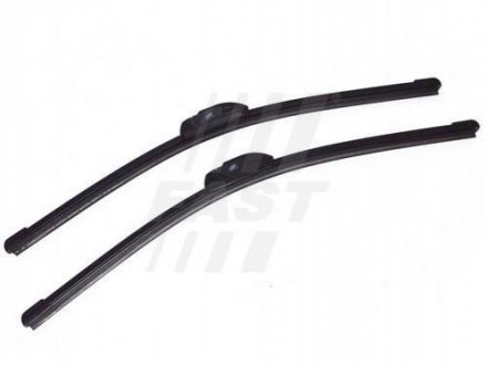 Wiper blade fron set left right flat 550mm +530mm FAST FT93236