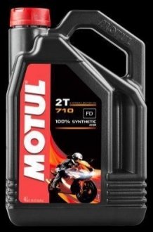 Масло моторное синтетическое "710 Ester 2T", 4л Motul 104035