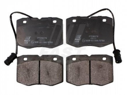 Brake pads front 2- sensors 45-49.12 89>5/96 FAST FT29079