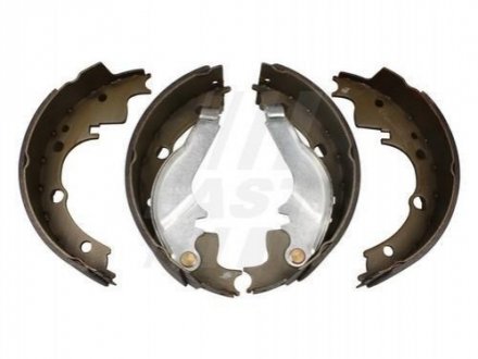 Brake shoes rear 254x9 twin wheels FAST FT30002