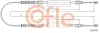 Трос, стояночная тормозная система COFLE 92.10.4725 (фото 1)