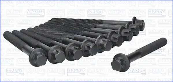 Комплект болтов ГБЦ Nissan X-Trail (I,II,III)/ Renault Koleos I 2.5i Ajusa AJUSA 81043000 (фото 1)