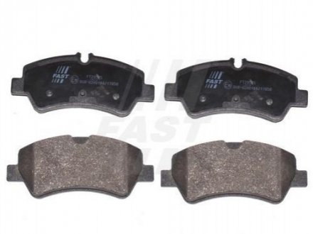 Brake pads rear without sensor FAST FT29545