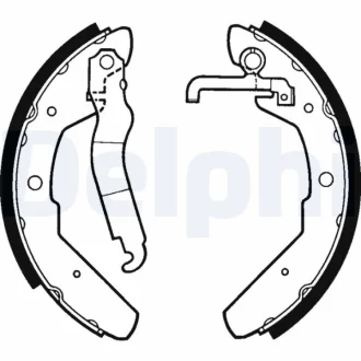 Колодки тормозные барабанные Delphi LS1301