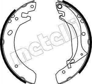 Комплект тормозных колодок Metelli 53-0368