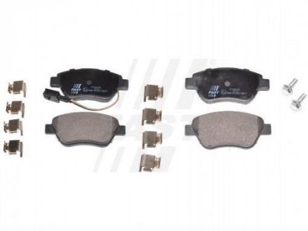 Brake pads front 1- sensor FAST FT29124