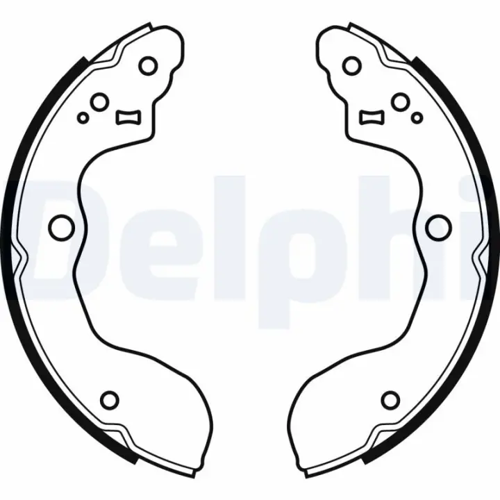 Гальмівна колодка SUZUKI SWIFT V, SX4 1.2-2.0D 06.06- Delphi LS2071 (фото 1)