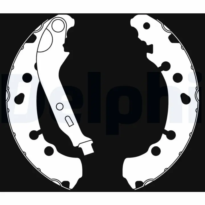Гальмівна колодка DAIHATSU CHARADE VIII TOYOTA YARIS, YARIS CROSS 1.0-1.8 01.05- Delphi LS2021 (фото 1)