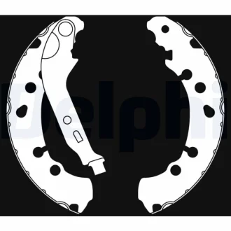 Тормозная колодка DAIHATSU CHARADE VIII TOYOTA YARIS, YARIS CROSS 1.0-1.8 01.05- Delphi LS2021