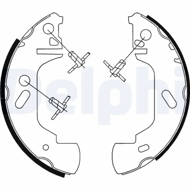 Тормозная колодка FORD TRANSIT, TRANSIT TOURNEO OPEL MOVANO A RENAULT MASTER I, MASTER II, MASTER PRO 1.9D-3.0D 09.80- Delphi LS1701 (фото 1)