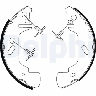 Тормозная колодка FORD TRANSIT, TRANSIT TOURNEO OPEL MOVANO A RENAULT MASTER I, MASTER II, MASTER PRO 1.9D-3.0D 09.80- Delphi LS1701