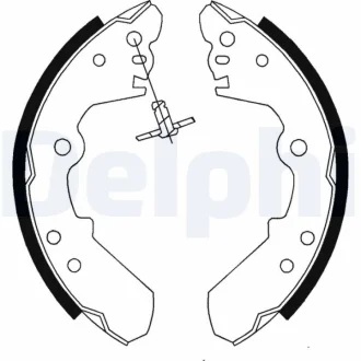 Комплект тормозных колодок Delphi LS1687
