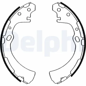 Гальмівна колодка NISSAN NAVARA, NP300, PATHFINDER I, PICK UP, SERENA, TERRANO I, URVAN, VANETTE 1.5-2.7D 03.86- Delphi LS1505