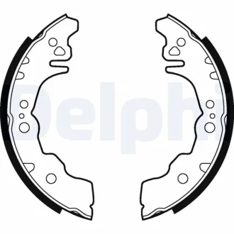 Тормозная колодка DAIHATSU CUORE VII, MATERIA, SIRION SUBARU JUSTY IV 1.0-1.5LPG 01.05- Delphi LS2023