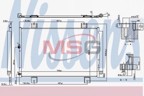 Конденсатор, кондиционер NISSENS 940640