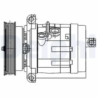 Компресор кондиціонера Delphi TSP0155984