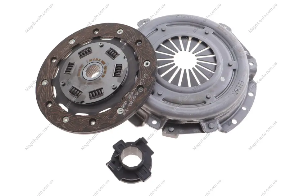 Комплект сцепления с подшипником (180мм).) RENAULT CLIO I, MEGANE I, MEGANE I CLASSIC, MEGANE SCÉNIC, TWINGO I 1.2/1.4 01.96-06.07 SACHS 3000 822 801 (фото 1)