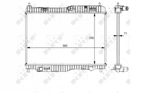 Радіатор охолодження NRF 59138