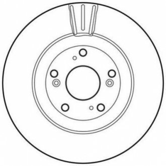 Тормозной диск Jurid 562807JC