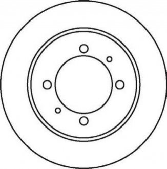 Тормозной диск Jurid 562059JC