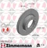 Диск гальмівний TOYOTA Coat Z ZIMMERMANN 590.2847.20 (фото 1)
