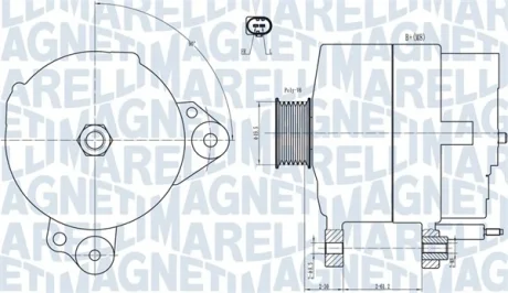 Автозапчастина MAGNETI MARELLI 063731817010