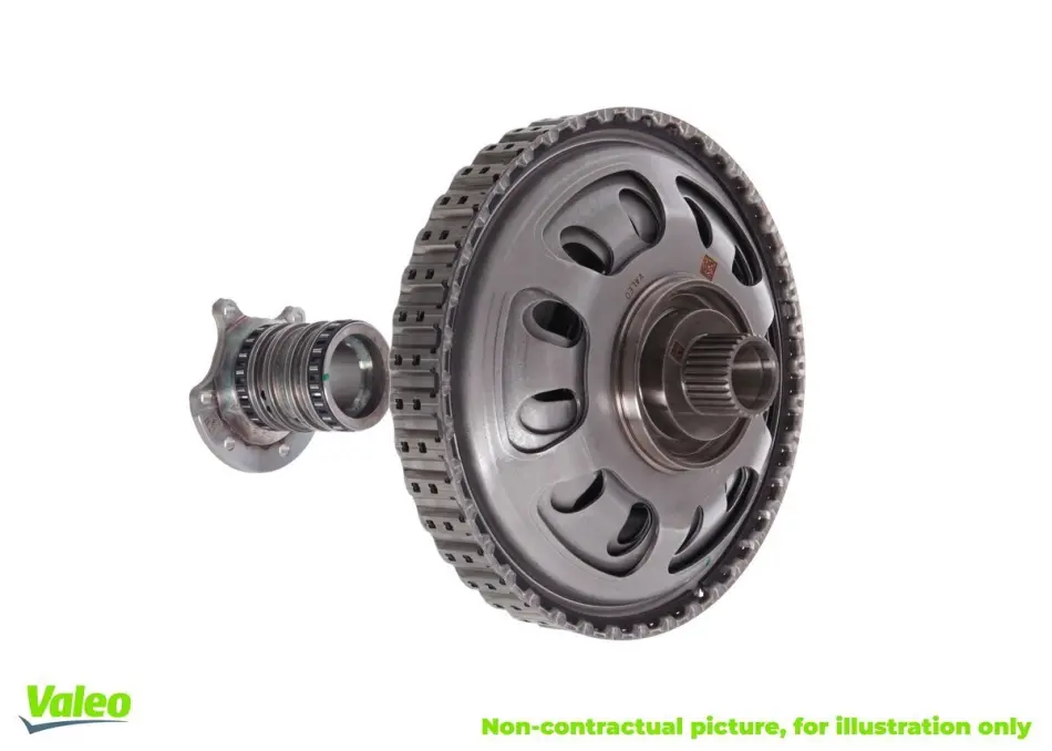Комплект зчеплення DWC 7DCT Renault/BMW/MINI/Mercedes 1.3|1.5|2.0 18- (208mm 16/28z) (Getrag/Magna) Valeo 855201 (фото 1)
