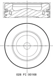 Поршень двигуна MAHLE / KNECHT 028 PI 00168 000
