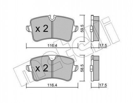 Автозапчастина Metelli 2209550