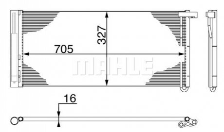 Автозапчастина MAHLE / KNECHT AC 425 000S