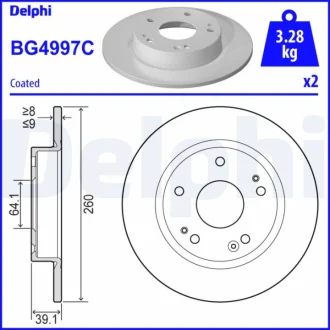 Автозапчастина Delphi BG4997C