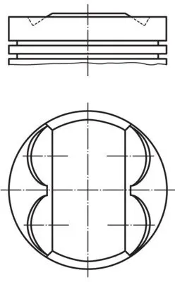 Поршень MAHLE / KNECHT 081PI00107000 (фото 1)