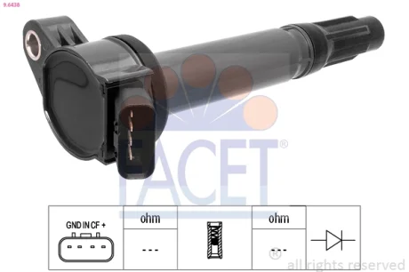 Котушка запалювання FACET 9.6438