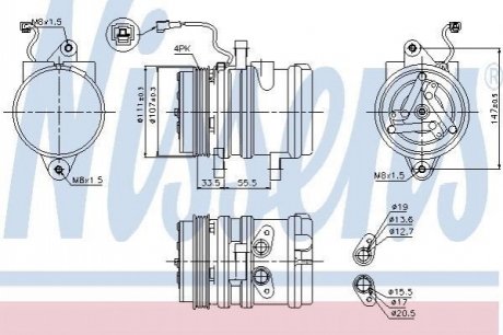 Автозапчастина NISSENS 89261