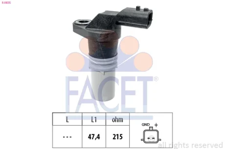 Автозапчастина FACET 9.0835